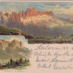 Österreich - Schlermhäuser K.K. Postablage Ovalstpl. Künstler-AK Völs 1900