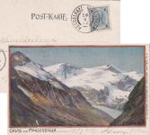 Österreich - Kesselfall Alpenhaus 1902 K2 (Saisonpostamt) farb. AK Moserboden