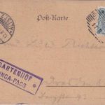 Österreich - Rosengartenhof Costalunga-Pass Postablage-Ra2 AK St. Ciprian 1902