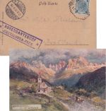 Österreich - Rosengartenhof Costalunga-Pass Postablage-Ra2 AK St. Ciprian 1902