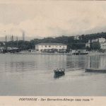 Österreich - Vapore dalla Dalmatia et Istria Schiffspost-L2 AK Portorose ca 1910