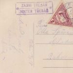 Österreich - Zadni/Hinter Treban Postablage-Ra2 AK n. Rakovnik 1918