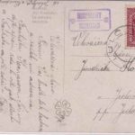 Österreich - Nemojany/Nemojan Postablage-Ra2 Karte Lulc - Jedovnice 1916