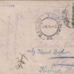 Österreich - Zbyslav/Zybslau (Weiss Podol) Postablage-K2 AK 1914 Weiterleitg.