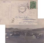 Österreich - Zbyslav/Zybslau (Weiss Podol) Postablage-K2 AK 1914 Weiterleitg.