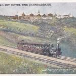 Österreich - L.B. Kahlenberg Postablage-Ra1 farb. Künstler-AK Wien - Pilsen 1911