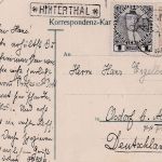 Österreich - Hinterthal 1912 Postablage-Ra1 AK Pirnbach ca. 1910