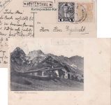 Österreich - Hinterthal 1912 Postablage-Ra1 AK Pirnbach ca. 1910