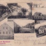Österreich - Neudorf (Weissensulz) Postablage-Ra1 sw-Mehrbild-AK 1905 n. Pilsen