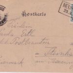 Österreich - Neuberg 23.8.01 Postablage-Ra2 farb. AK Kapellen - Steinhaus