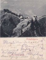 Österreich - St. Wolfgang Schafbergspitze Postablage-K2 sw-AK n. Fulda 1900