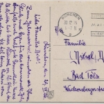 Neujahr - farb. Künstler-Glückwunschkarte (F.Schenhet) gelaufen v. München 1926