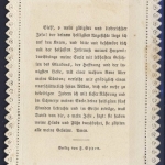 Christus am Kreuz - Heiligenbildchen/Spitzenbildchen m. rs. Gebetstext 19. Jhdt