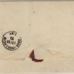 NDP - Mainz F 16/11 viol. Franco-K1 Briefhülle n. Oberingelheim 1870