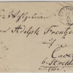 NDP/Th&T - Triptis kleiner K1 1 Gr. Ganzsache n. Cavertitz b. Strehla 1871