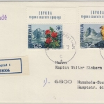 Jugoslawien - Europäisches Naturschutzjahr 1970 Bogenecken FDC Belgrad