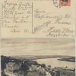 Serbien - 10 P. König Peter sw-AK Belgrad - Halle 1906
