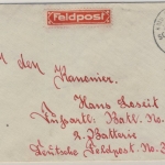 DR - Marine-Schiffspost Nr.34 (kl. Kreuzer Karlsruhe II) Feldpostbrief 2.10.1917