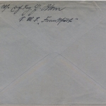 DR - SMS Frankfurt Marine-Feldpost 1. Abteilung 1. Werft-Division Feldpostbrief