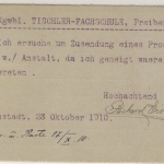 Ungarn/Rumänien - 5 F. Turul Firmenkarte Kronstadt/Brasso - Freiberg 1910