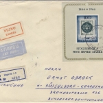 Jugoslawien - 100 J. Serbische Briefmarken Blockausgabe LupoEilEbf. Zagreb 1967
