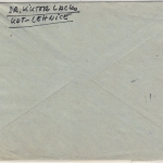 CSSR - 1,60 K. Bergmann Einschreibebrief Lehnice - Prag 1960 prov. Einschreibe-