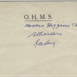 Australia - 1 + 2 1/2 P. Elizabeth/Perfin VG on OHMS cover from Melbourne 1957