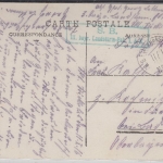 Belgien - Antwerpen, Bahnhof (Middenstatie) sw-AK/Feldpost Fp.Stat. No. 3 1916