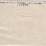 AM-Post - 25+12+5 Pfg. Einschreibebrief Eichstädt - Würzburg 22.9.45