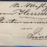 3 Kr. Quadrat rot, Brief gMR 299/Mallersdorf 29/1. (1867) n. Sünching - ohne