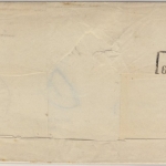 3 Kr. Quadrat blau, Nachporto-Brief gMR 515/Teisendorf 6/9. (1862) n. München