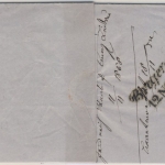 3 Kr. Quadrat blau, gMR 289/Lindau 11/11. (1858) n. Egg/Österreich - rs.
