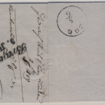 3 Kr. Quadrat blau, Brief gMR 289/Lindau 4/6. (1859) n. Egg/Österreich - rs.