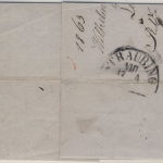 6 Kr. Quadrat blau, Brief oMR 289/Lindau 15/4. (1863) n. Straubing - mit