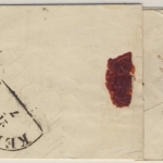 3 Kr. Quadrat blau, Brief gMR 281/Regensburg 21. Jul 185? n. Kelheim - mit