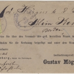 1 Kr. Wappen gez., textseitig a. Karte K1 Neumarkt i.d. Oberpf.26. Sep (?) n.