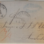 7 Kr. Wappen gez. (Mi.Nr. 25Xa), Brief K1 Fürth 10. Mai 75 n.