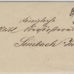 1 Kr. Wappen gez., DrucksBf. K1 Aschaffenburg 28 Feb 72 n. Simbach - gedr.