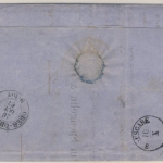 6+3 Kr. Wappen geschn., oMR 289/Lindau 14 Oct 1867 n. Seifhennersdorf/Sachsen -