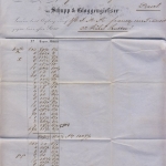 7 Kr. Wappen gez. (Mi.Nr. 25Xa, K1 Lindau 28. IX.70 - Basel/Schweiz - mit Inhalt