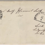 3 Kr. Wappen gez. (Mi.Nr. 23X), Brief HKS Hohenlinden 31/8 (1870) n. Bruck -