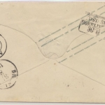 Sachsen, 3 Ngr. GA-Umschlag n. PREUSSEN, (1) Dresden - Breslau 1861 - rs.