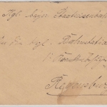 Bayern - 10 Pfg. Ludwig/E-Lochung Brief Strasskirchen - Regensburg 1915