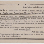 Schweiz - 5 Rp. Privatganzsache/Karte Heuberger (Arznei) Bern - Frankfurt/M 1908