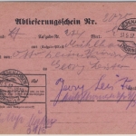 DR - Mülhausen (Thüringen) 1932 Orts(!!)-Rückschein - selten !