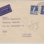 Berlin - 40+15 Pfg. Heuss/Stadtbilder Luftpostbrief n. ITALIEN SW11 - Rom 1961