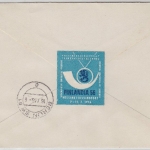 Finnland - 30 M Finlandia'56 Schmuck-FDC Einschreibebrief Sonder-R-Zettel 1956