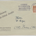 Bizone Köln 1951 Masch.werbestempel "Große Gesundheits - Ausstellung" Drucksache