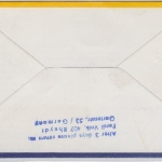 Guyana - 2x40 C. Christmas Zuleitung 1st-Flug Toronto-FFM LH 443 Georgetown 1973