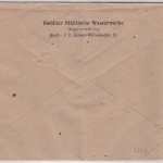 DR - 8 Pfg. Ziffer Privatganzsache Ortsbrief Wasserwerke Berlin 1944